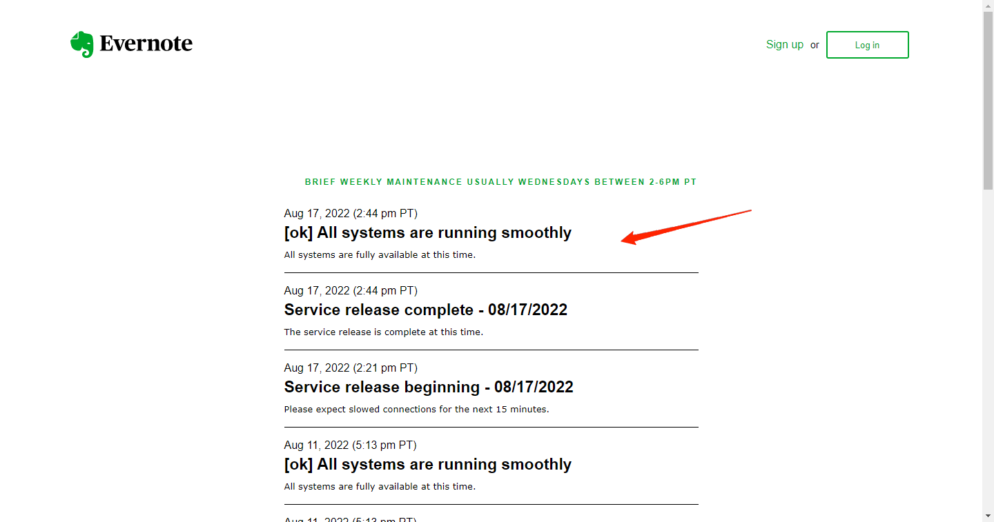 evernote-server-status evernote-server-status