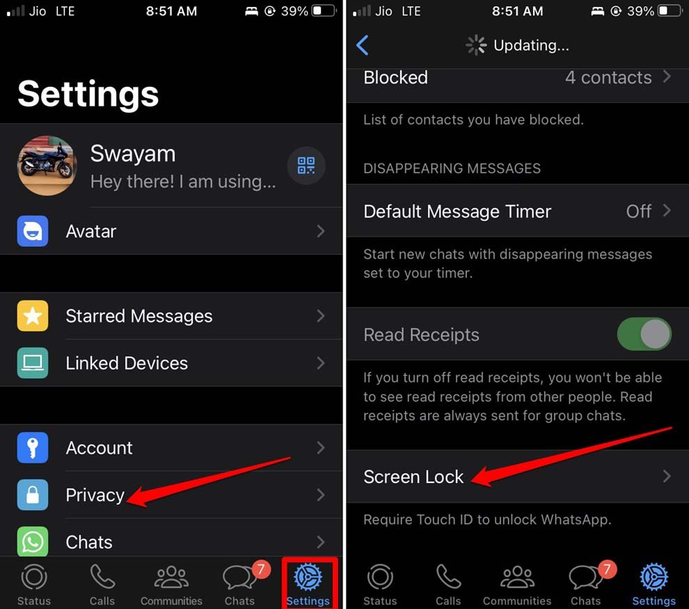 whatsapp-screen-lock-disable