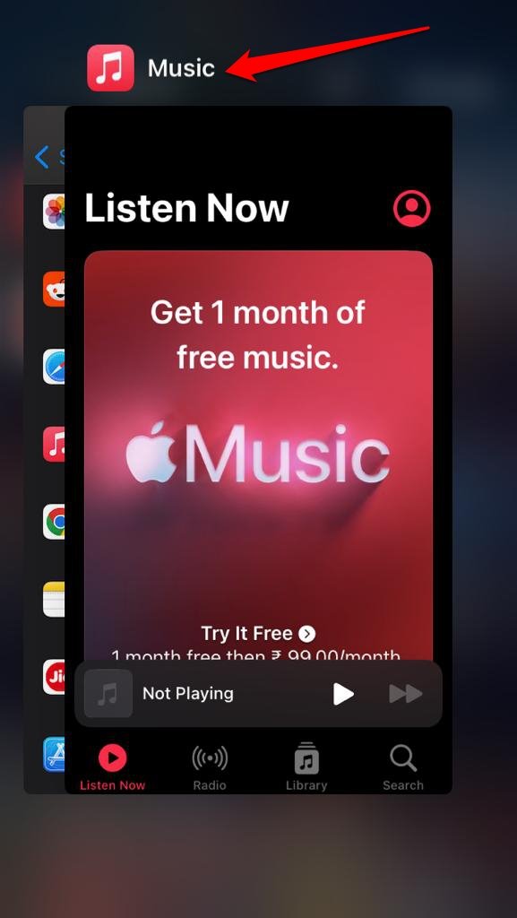force-close-apple-music-app