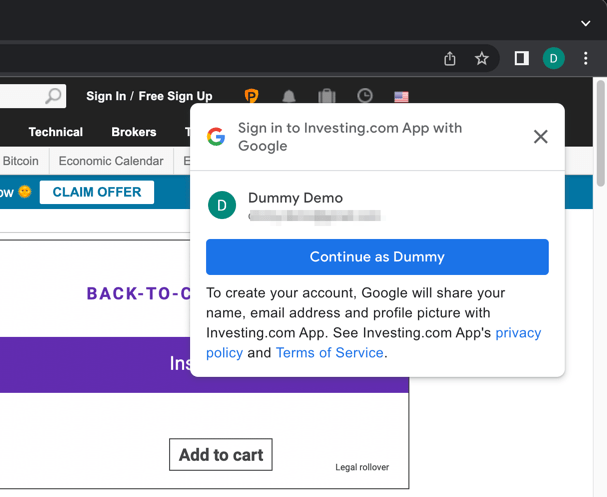 sign_in_with_google_account_prompt_for_investing_app