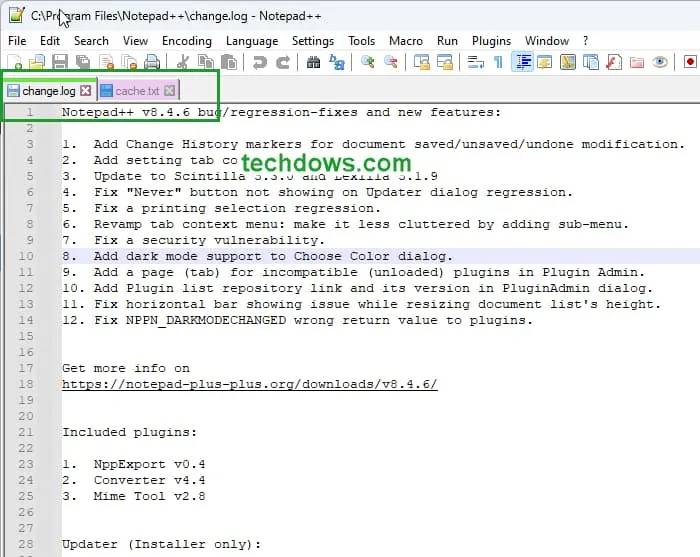 how-to-change-tabs-color-in-notepad how-to-change-tabs-color-in-notepad