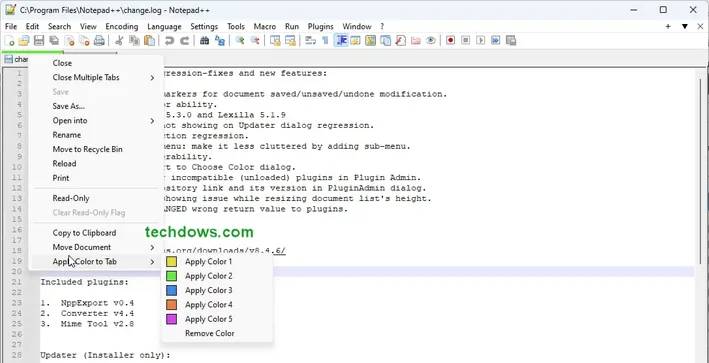 notepad-tab-coloring-options-in-context-menu notepad-tab-coloring-options-in-context-menu
