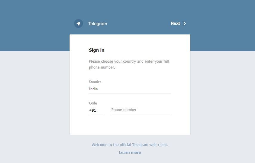 telegram-web-login-page